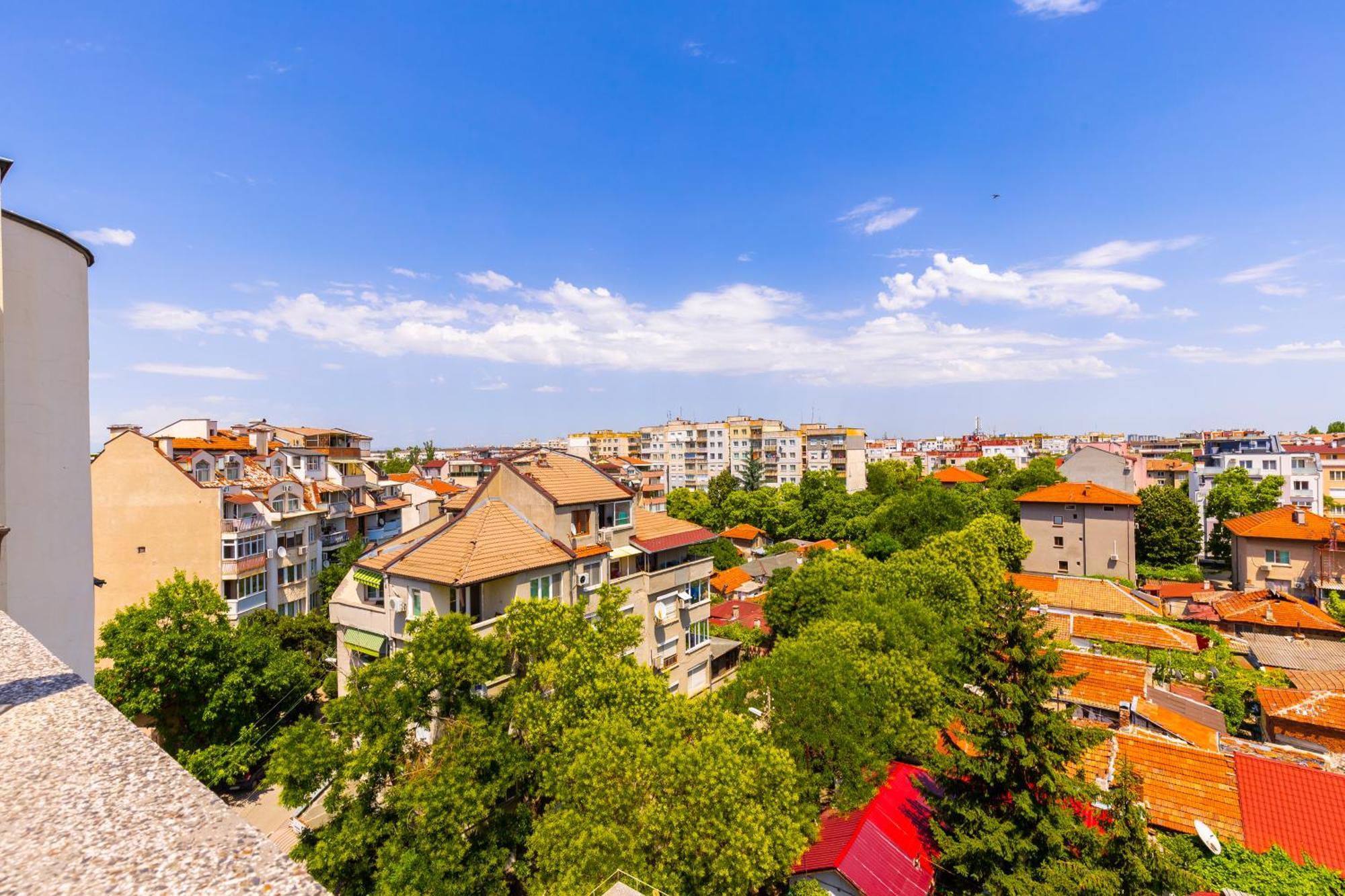 Roof Top Terrace Maisonette Plovdiv Extérieur photo